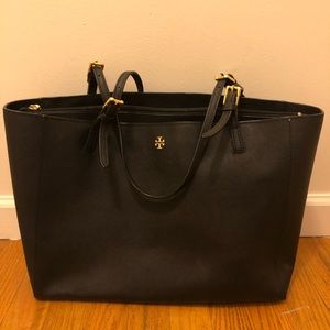 Tory Burch Large York Tote Bag Black